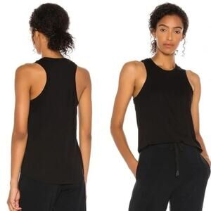 Splits59 x Anthropologie Toni Jersey Tank Top Black Size XS NEW